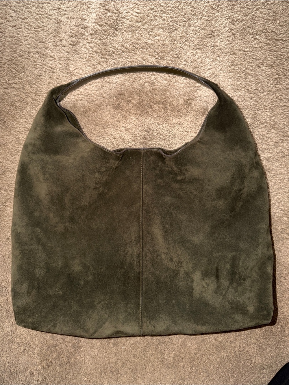 Madewell The Mylie Large Shoulder Bag in Italian Suede - Picture 5 of 7